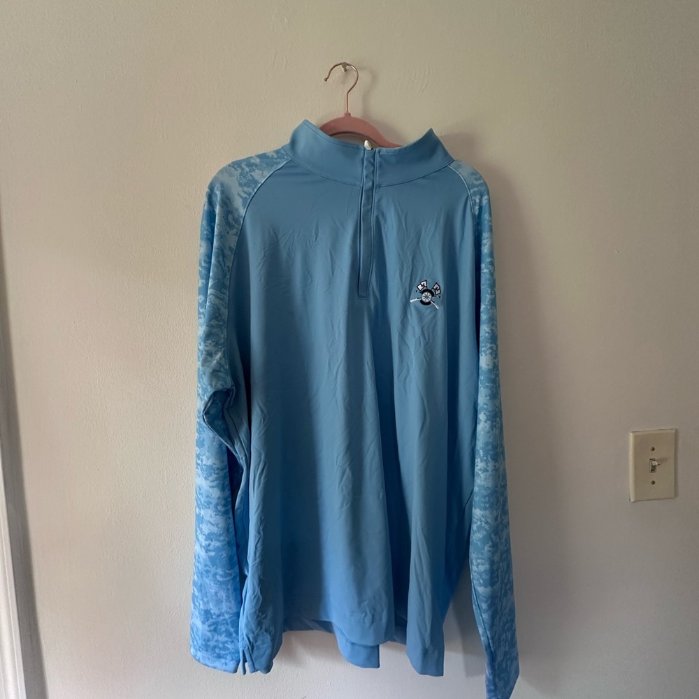 Footjoy blue 1/4 zip